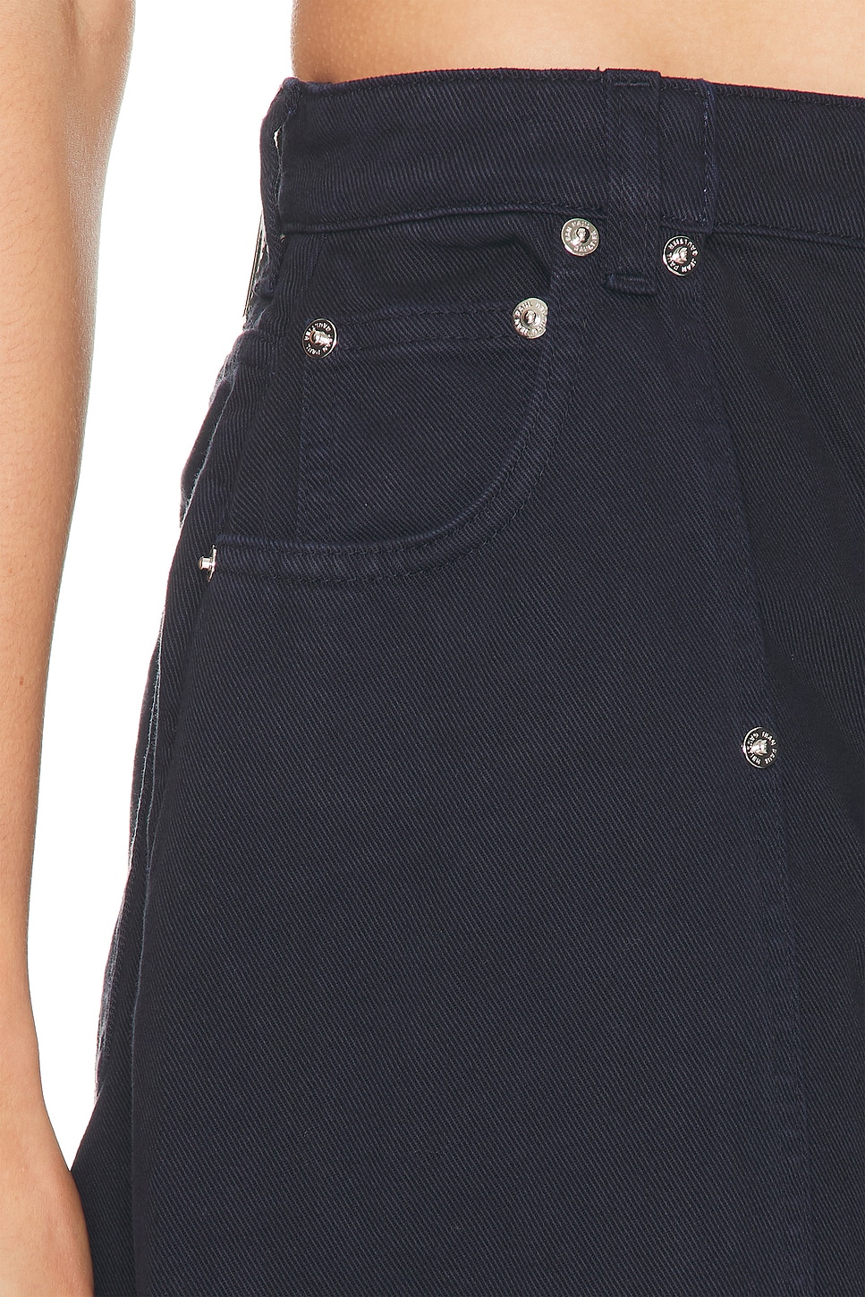Jean Paul Gaultier Overdyed Upper Panel Denim Trouser