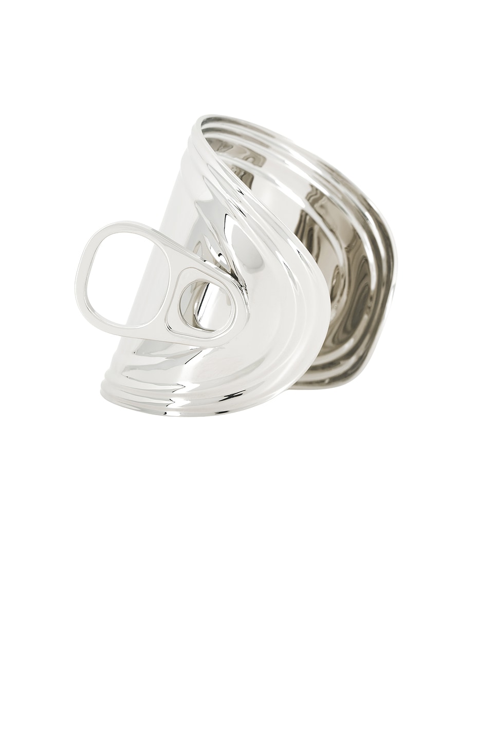 Jean Paul Gaultier Pull Tab Can Bracelet In Silver