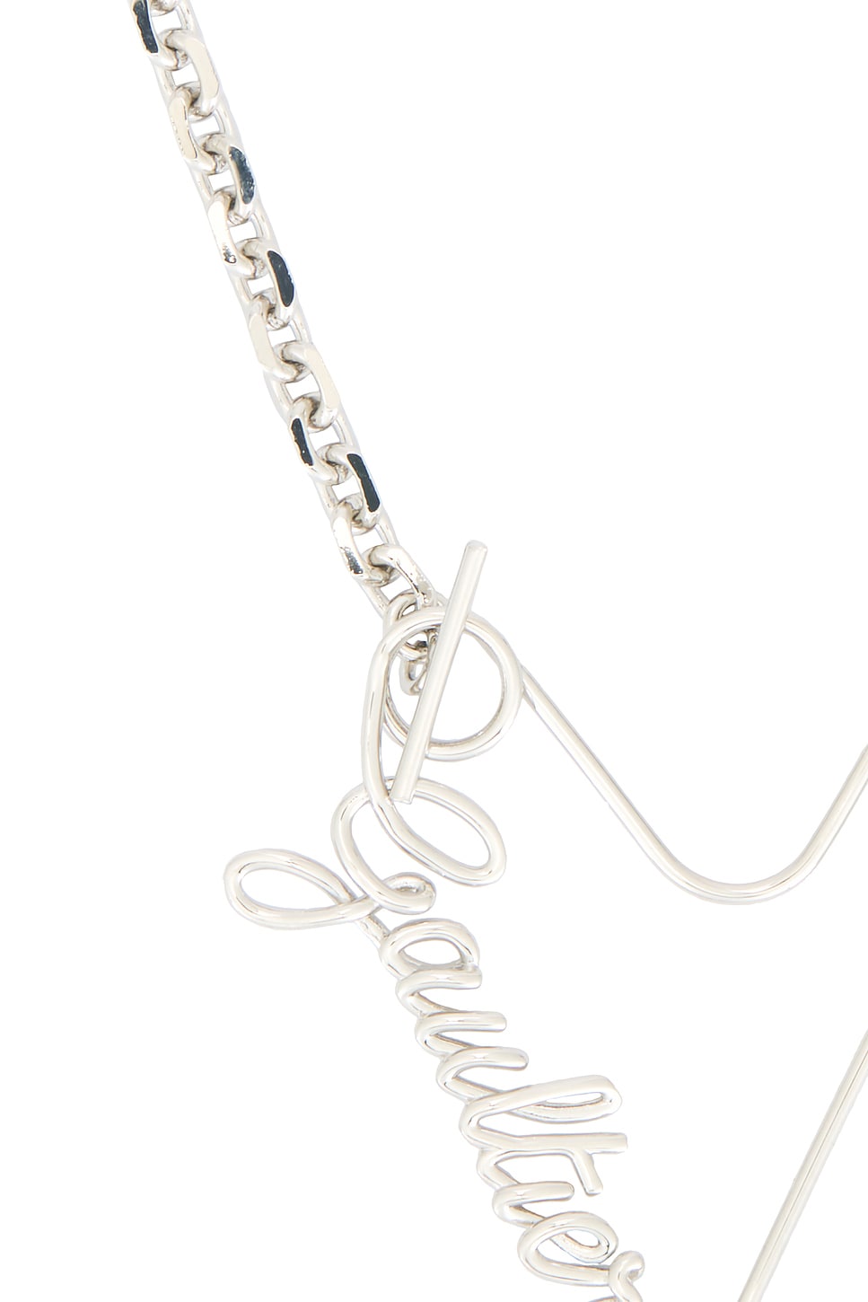 Jean Paul Gaultier - Heart Safety Pin Necklace | Plush