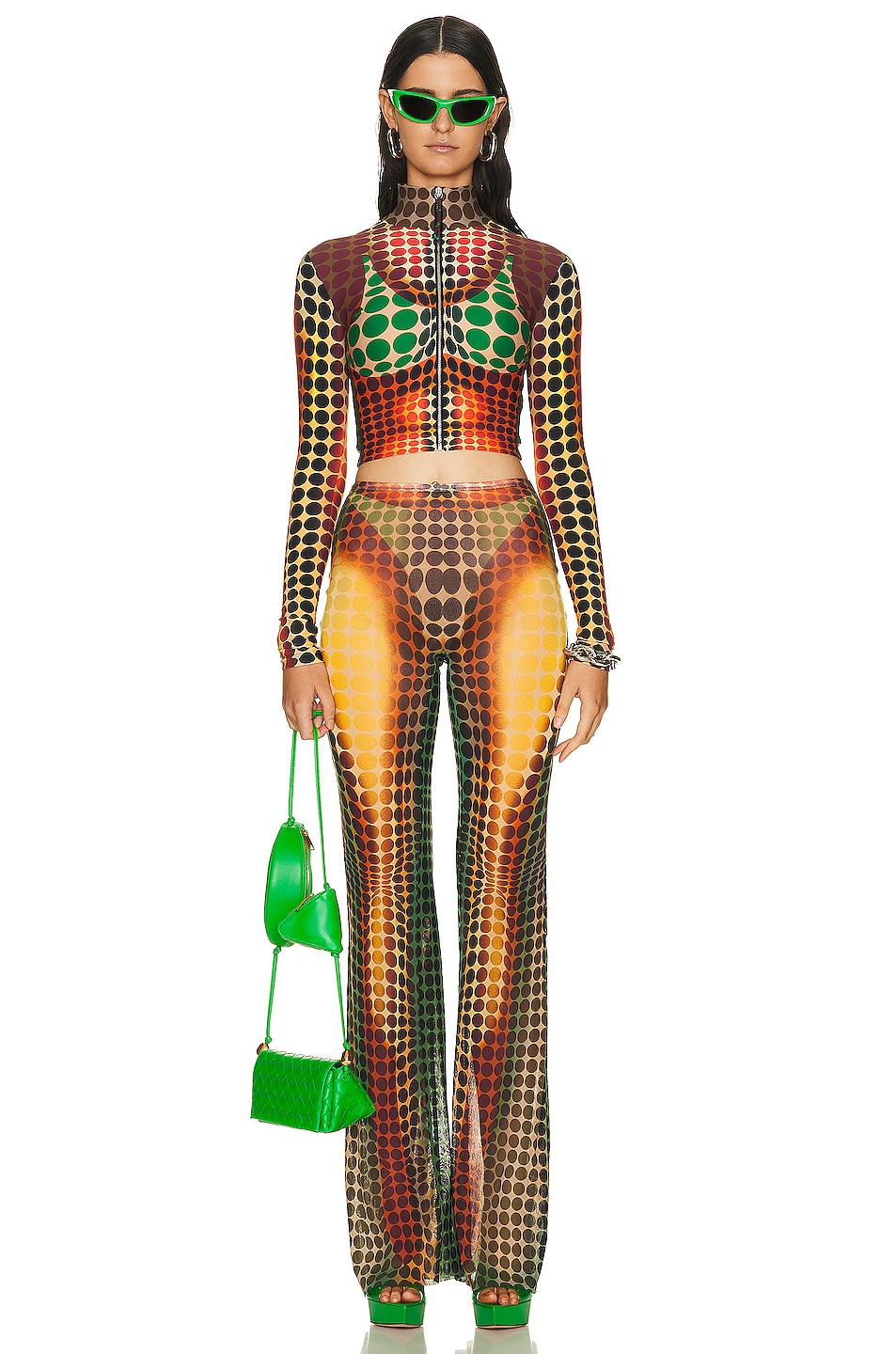 JEAN PAUL GAULTIER flare sleeve shirt