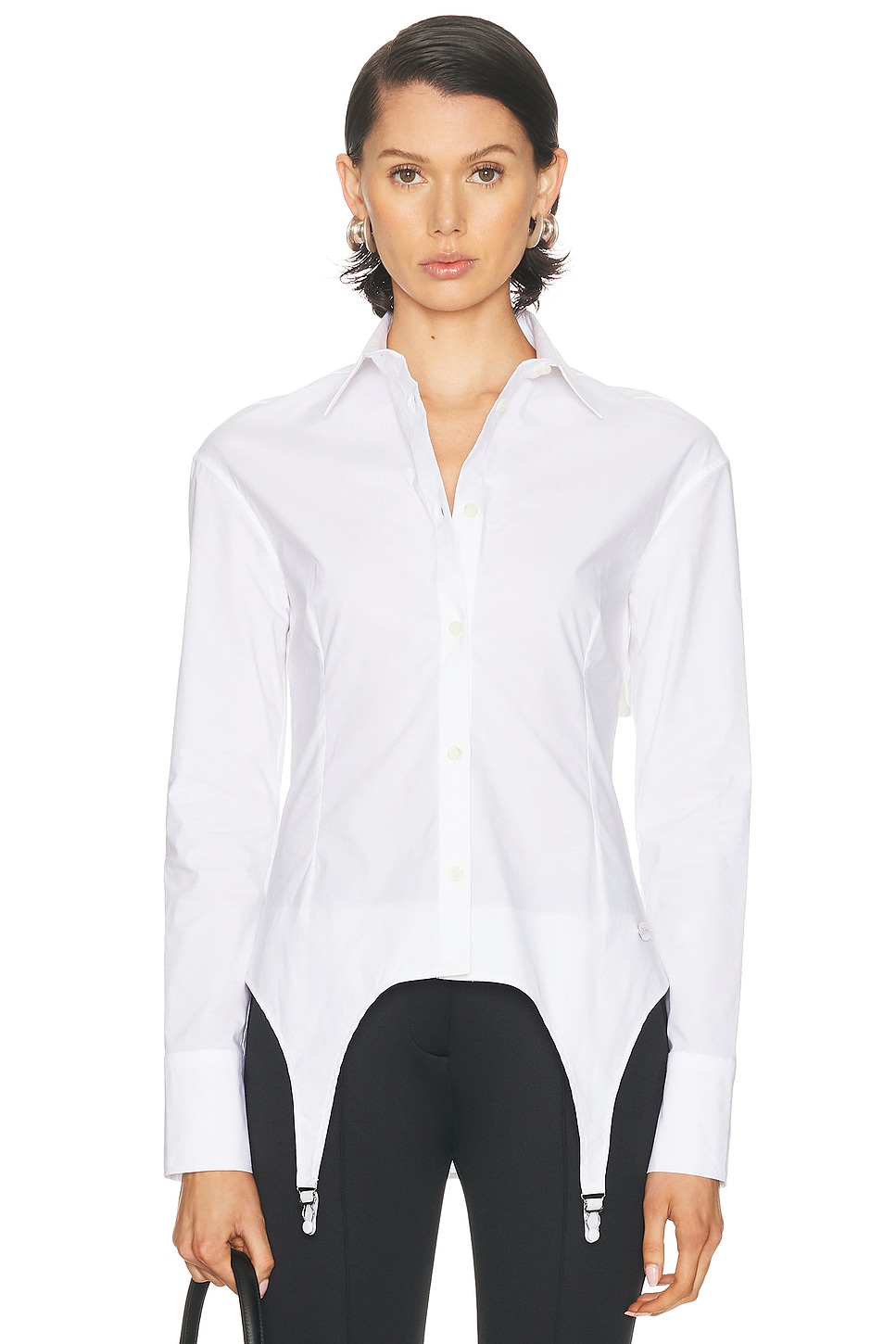 Image 1 of Jean Paul Gaultier Porte Jarretelles Shirt in White