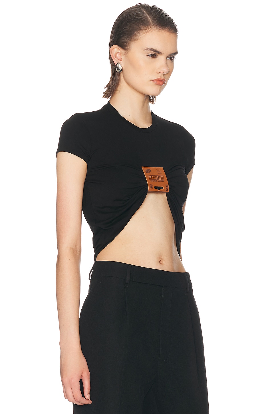 Jean Paul Gaultier Stretch Viscose Jersey Baby Tee