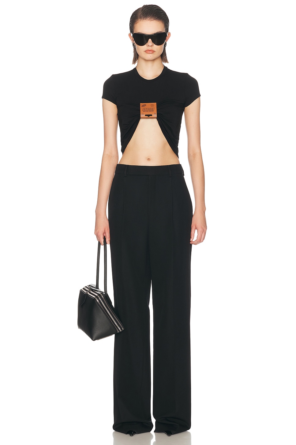 Jean Paul Gaultier Stretch Viscose Jersey Baby Tee