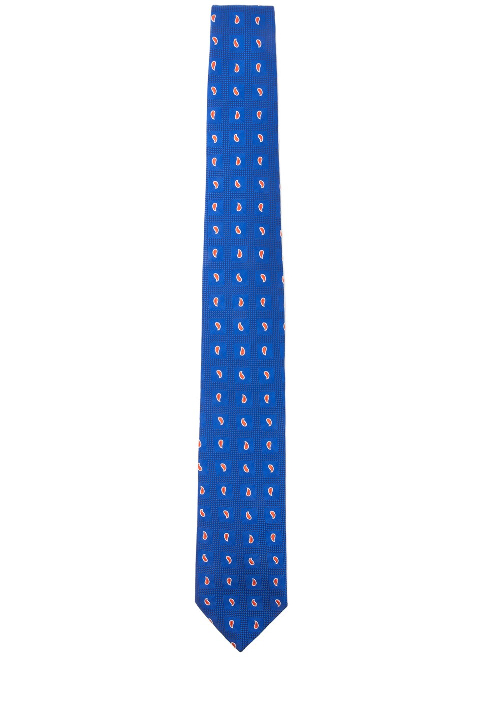 Image 1 of Jil Sander Tie in Blue & Orange