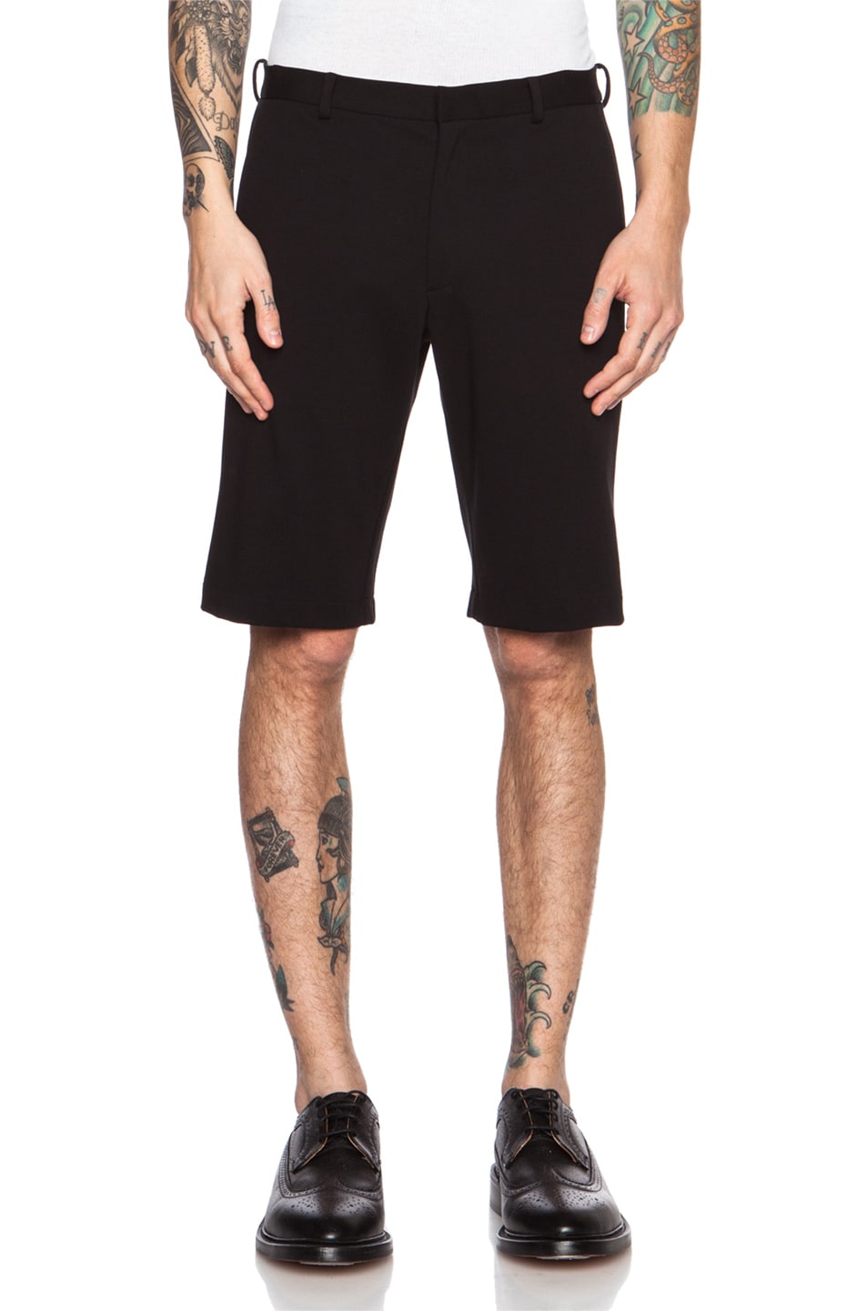 Image 1 of Jil Sander Viscose-Blend Shorts in Black