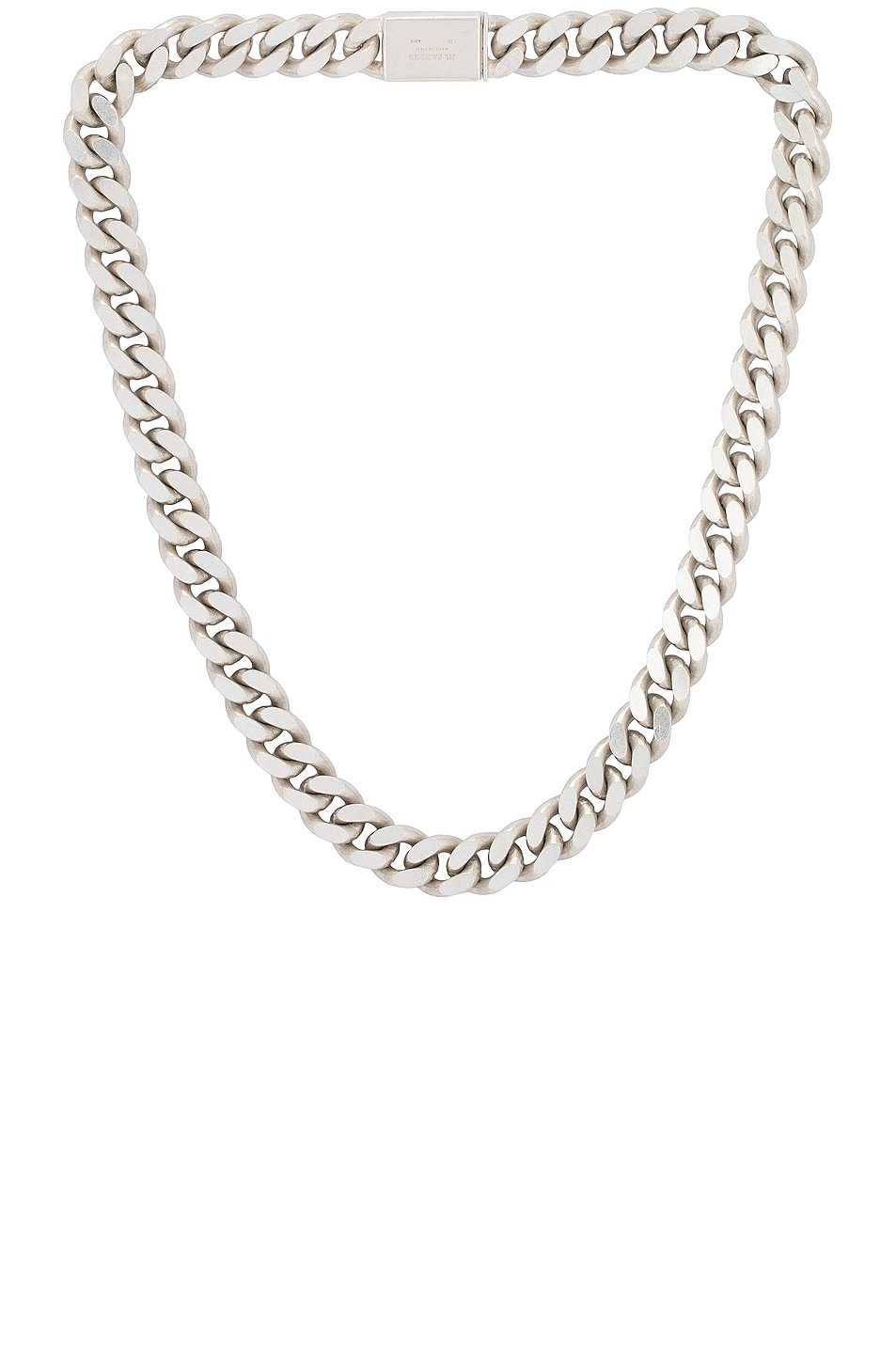 Image 1 of Jil Sander Gourmette Necklace in Silver