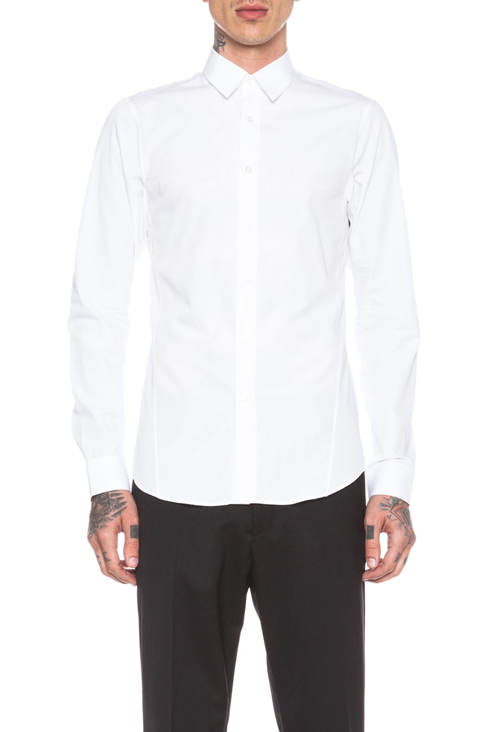 Image 1 of Jil Sander Baia Button Down Shirt in White