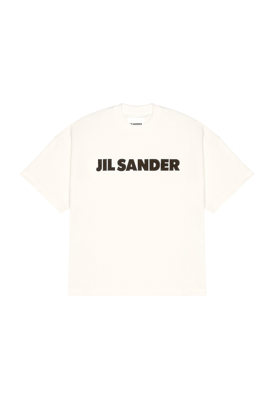 Image 1 of Jil Sander Logo Tee in Off White