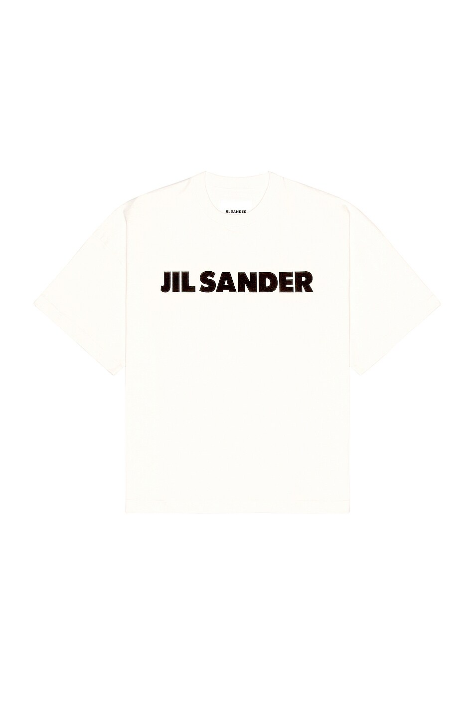 Image 1 of Jil Sander Logo Tee in Natural
