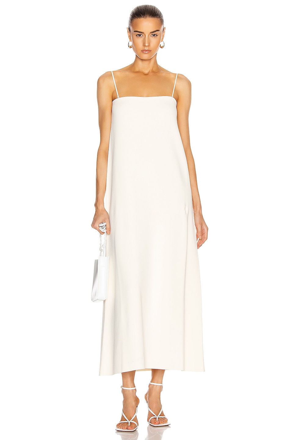 Image 1 of Jil Sander Slip Dress in Cream