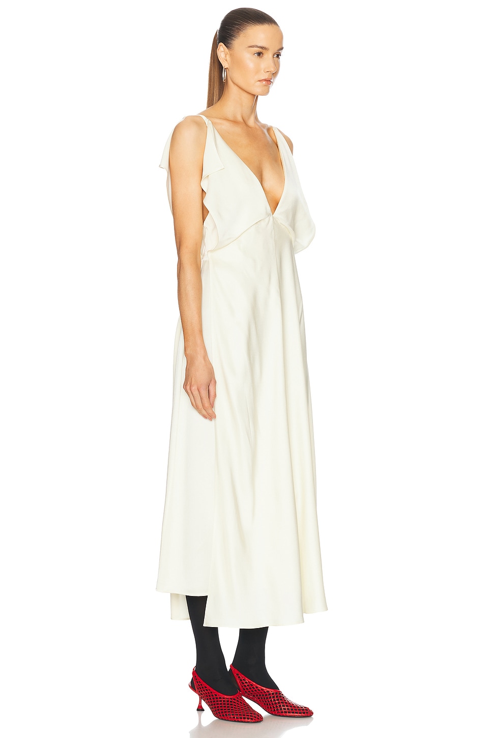 JIL SANDER SLEEVELESS MAXI DRESS