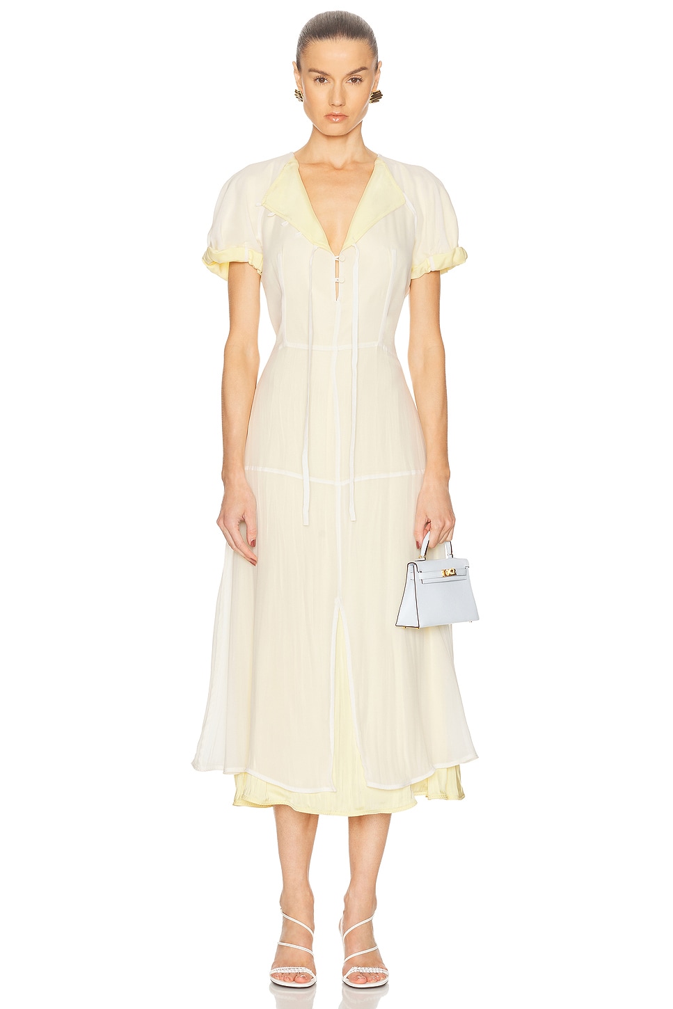 Image 1 of Jil Sander Short Sleeve Dress in Piuma