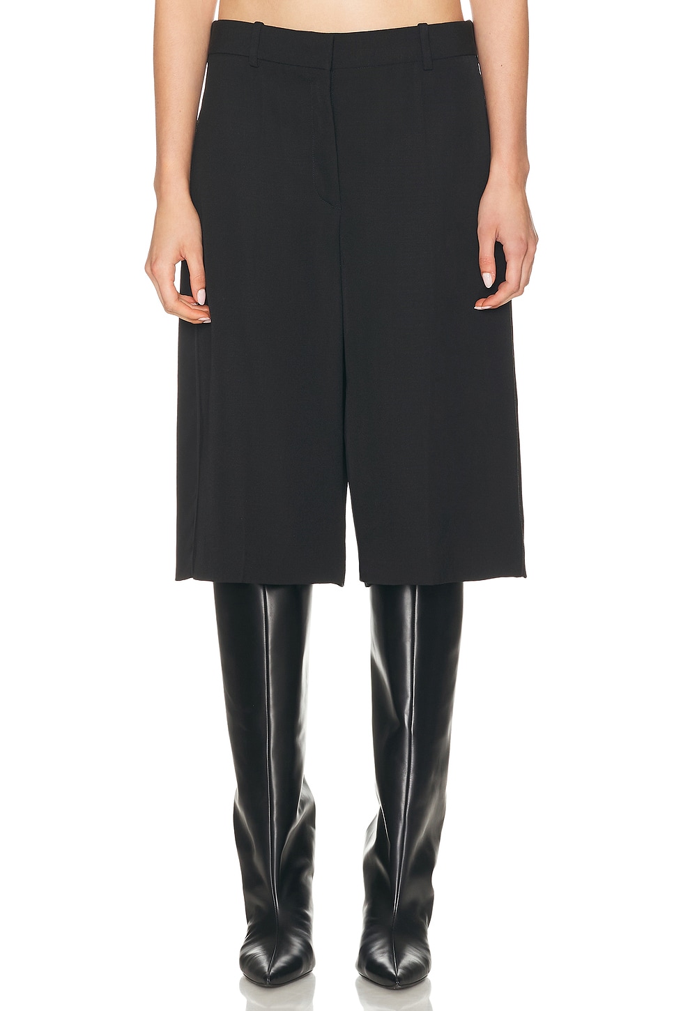 Jil Sander 73 Trouser Short In Black