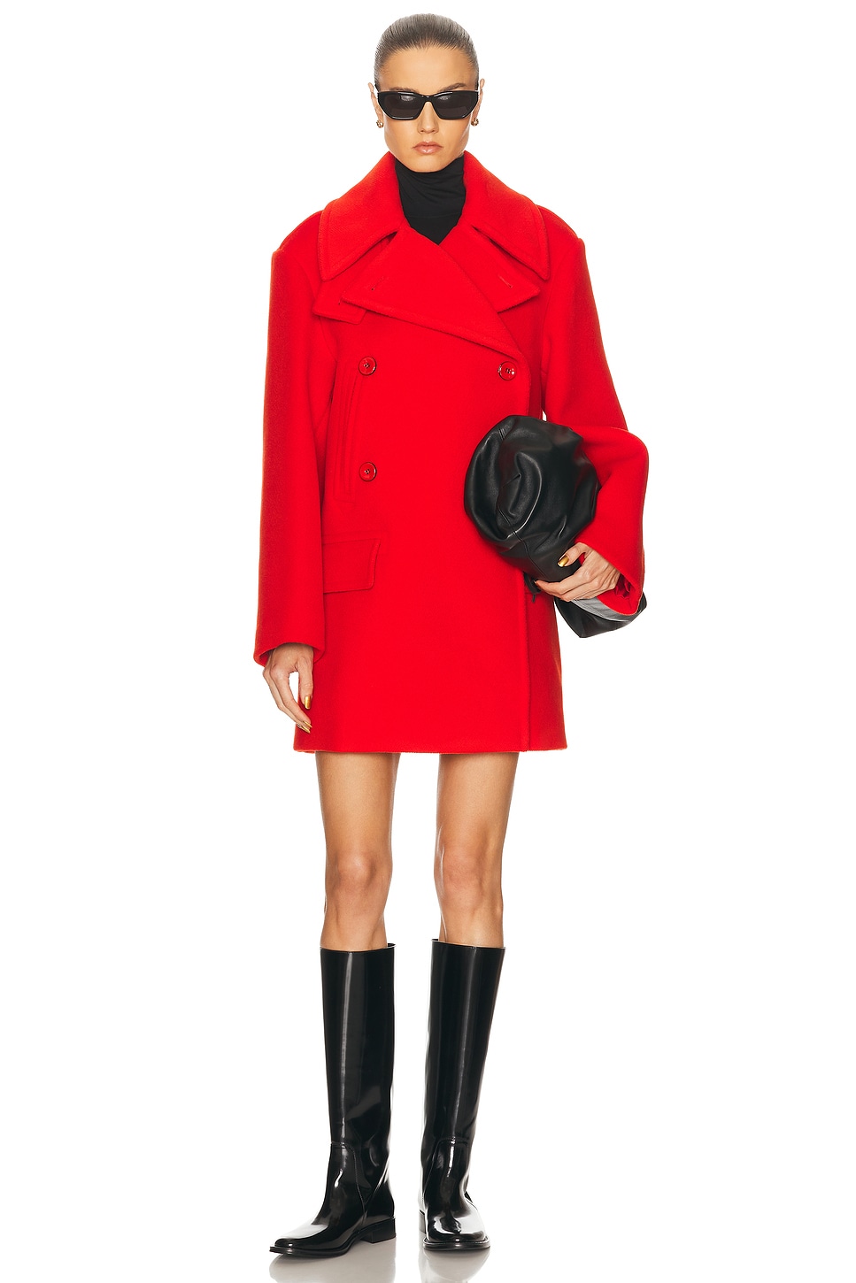 Image 1 of Jil Sander Peacoat in Strawberry