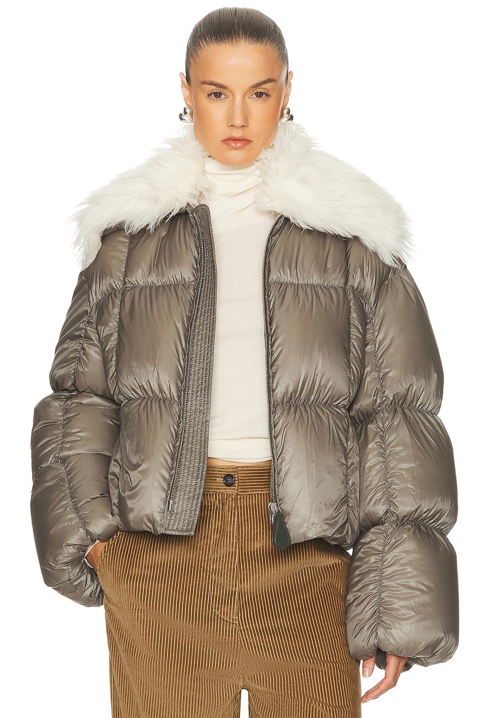 Down Jacket in Green