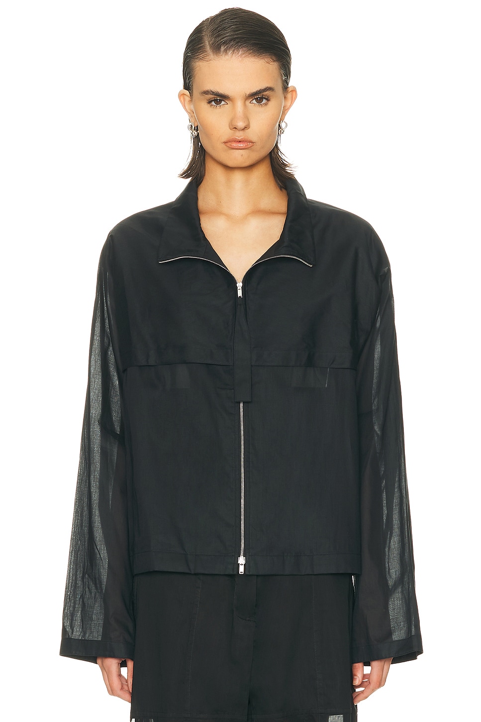 Jil Sander Light Weight Blouson In Black