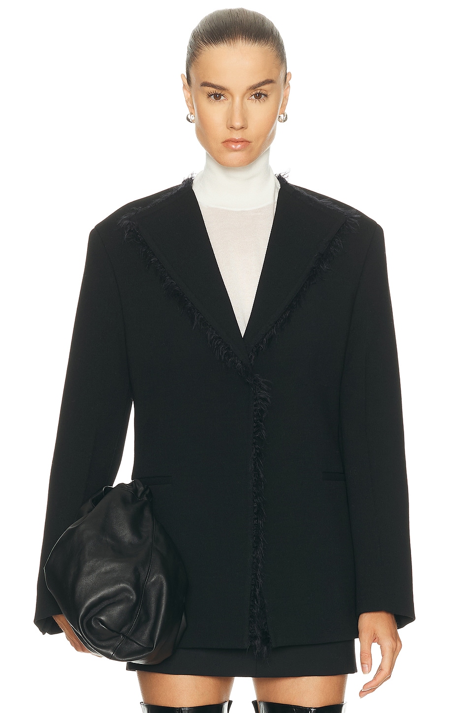 Image 1 of Jil Sander Single Breasted Jacket in Black