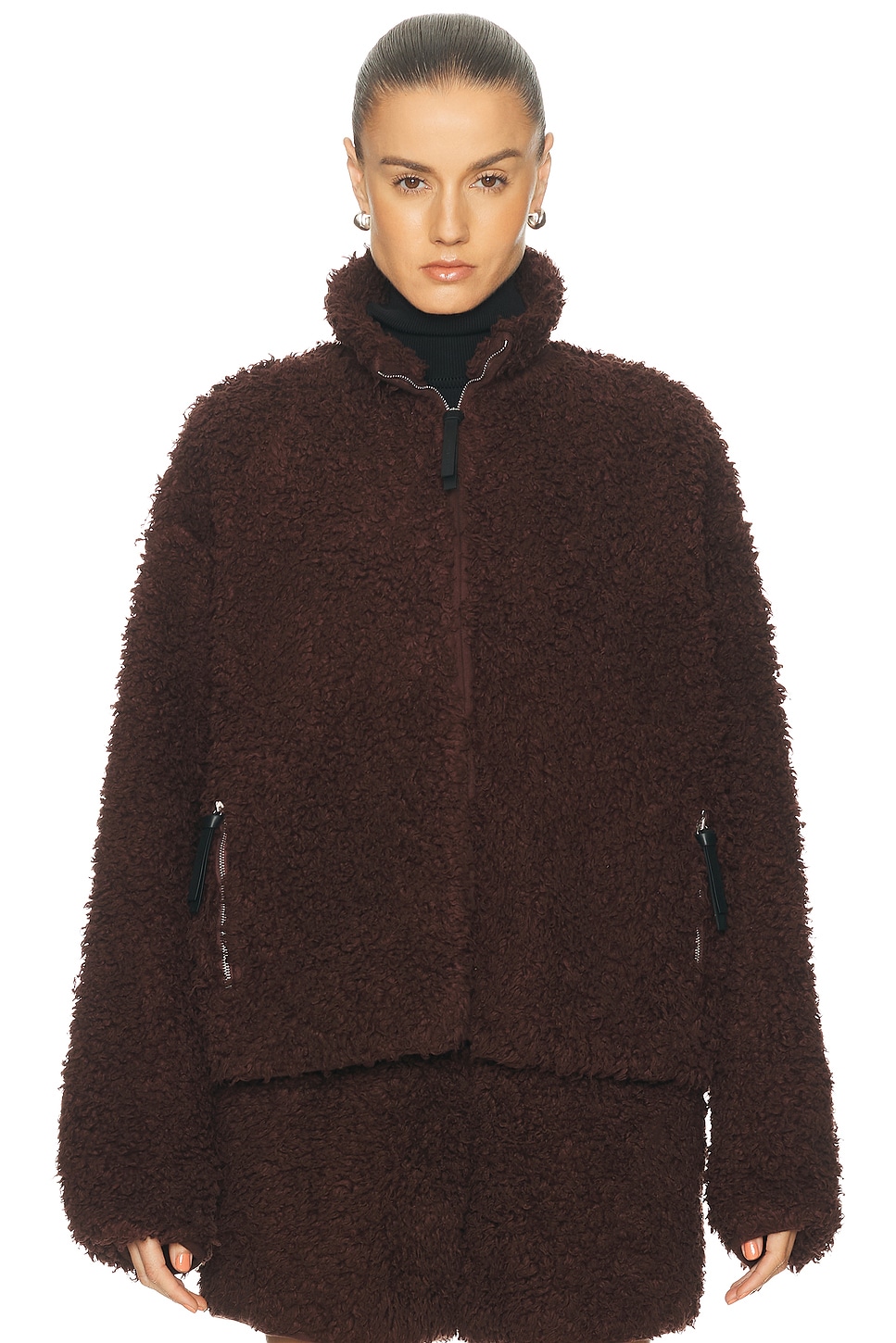Image 1 of Jil Sander 173 Gd Zip Up Jacket in Plum