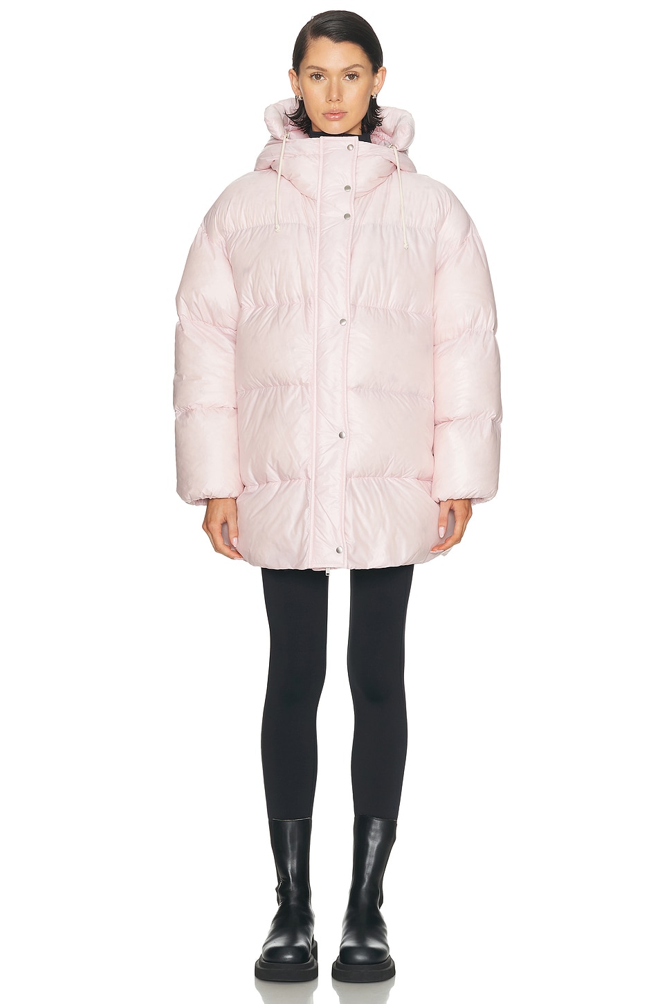 Jil Sander Down Jacket In Pink