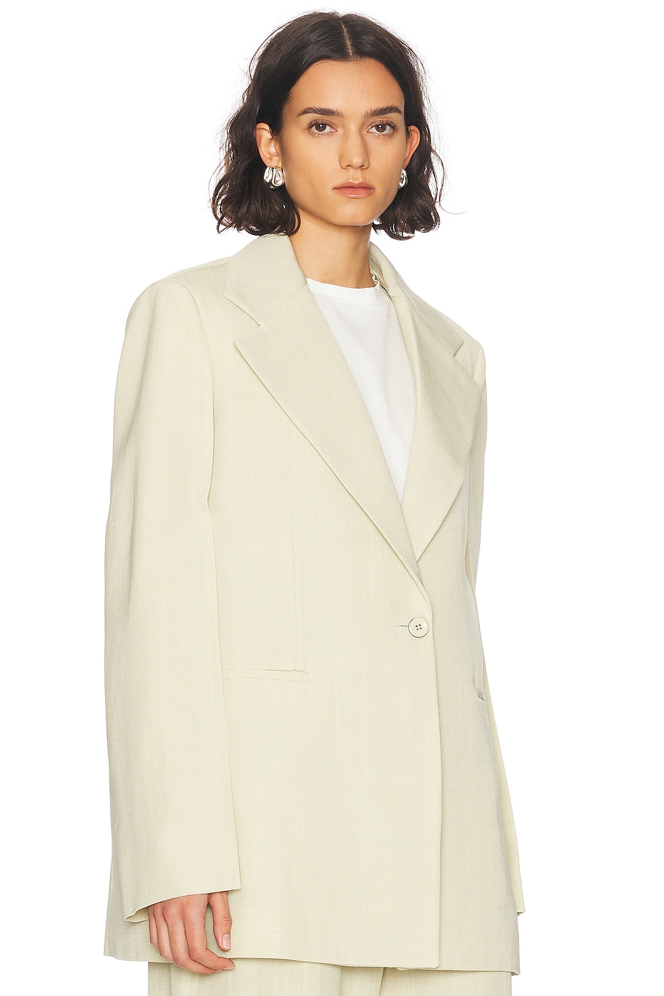 Jil Sander Jacket In Lemon Green