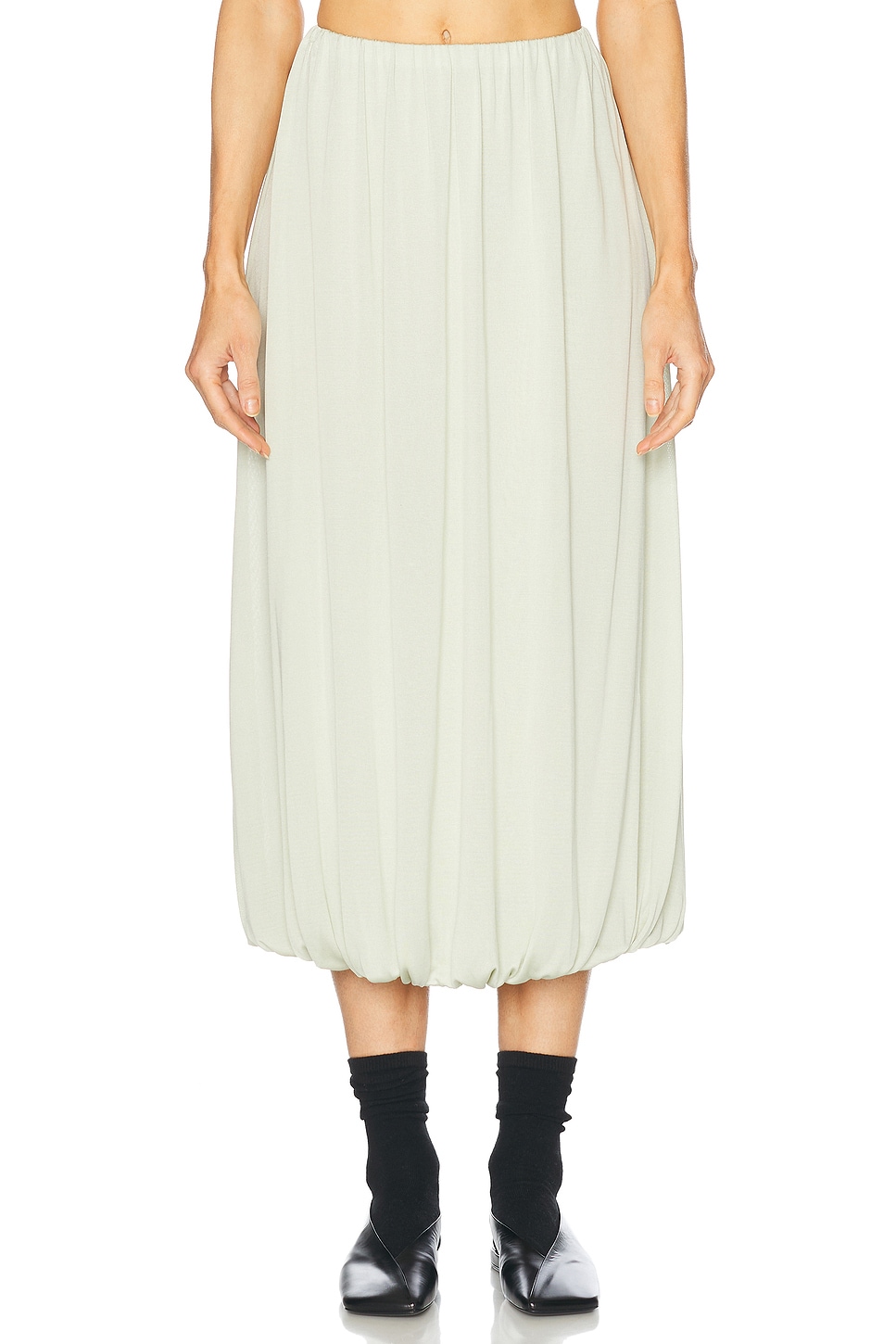 Image 1 of Jil Sander Skirt in Lemon Green