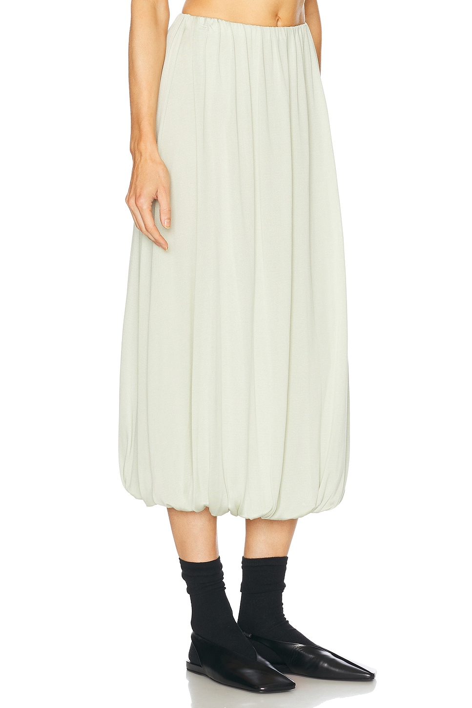 Jil Sander Skirt In Lemon Green