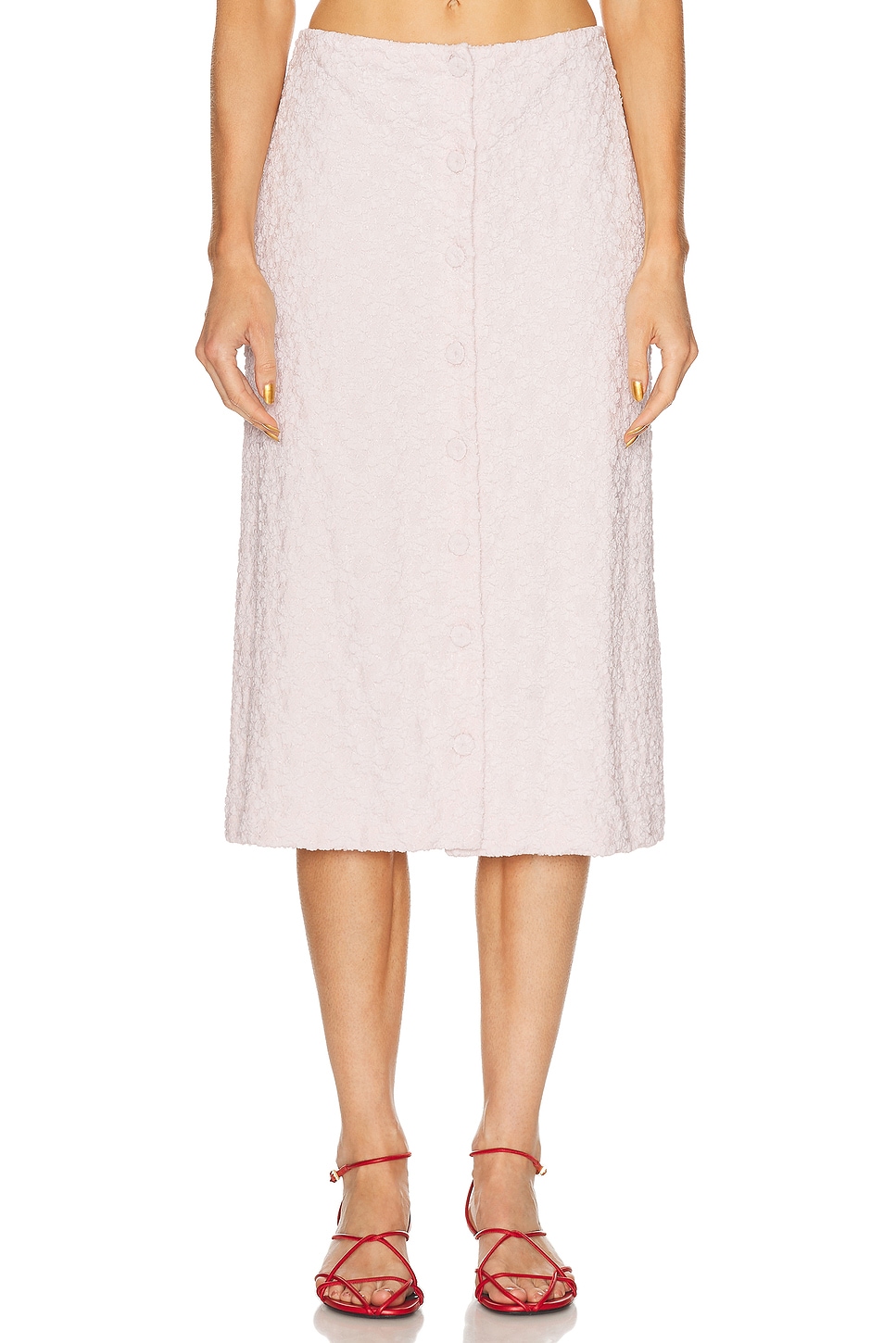 Image 1 of Jil Sander 3D Flower Skirt in Morganite