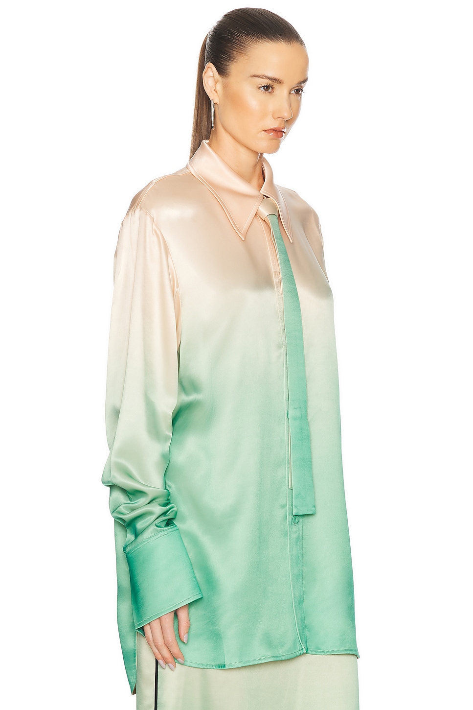 Shop Jil Sander Tie Shirt