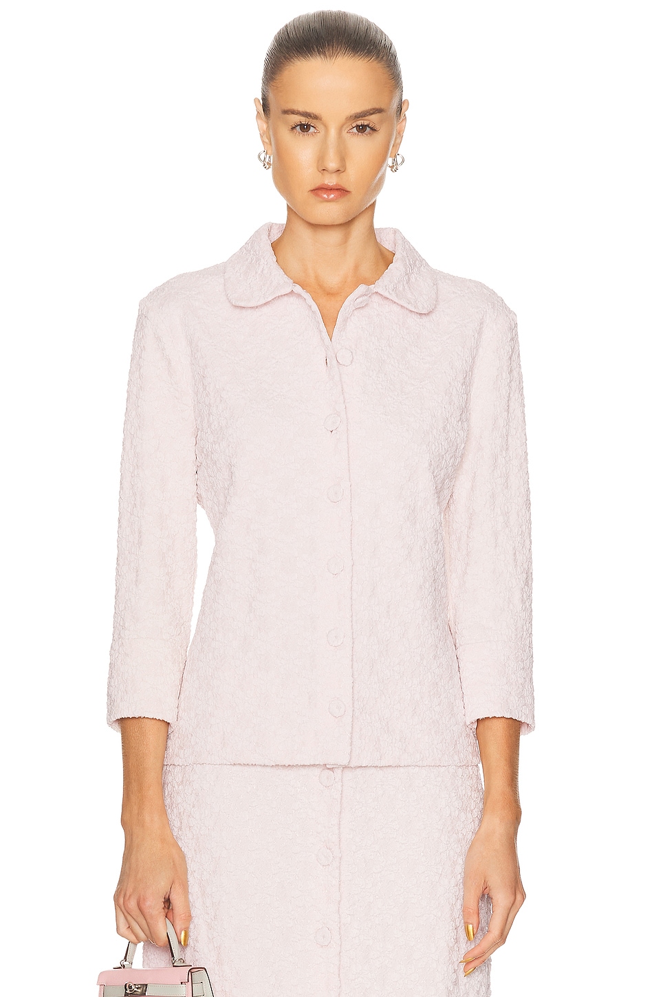 Image 1 of Jil Sander 3D Flower Top in Morganite