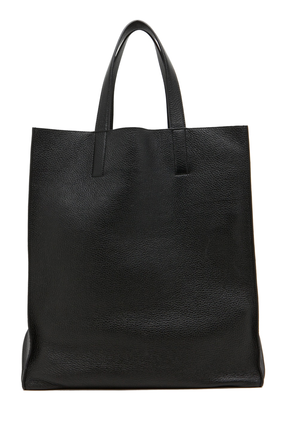 Jil Sander Paper Bag Tote in Black FWRD