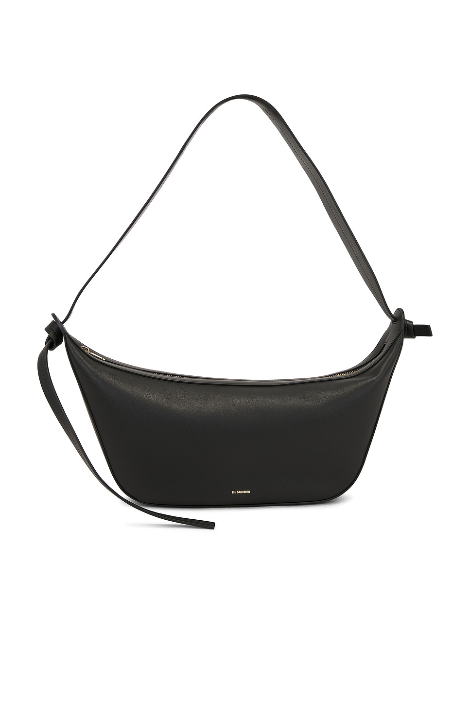 Jil Sander Knot Crossbody Bag In Black