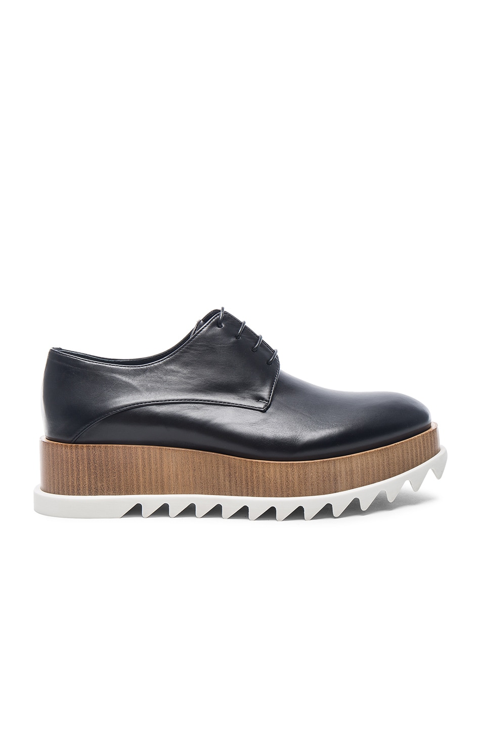 Image 1 of Jil Sander Leather Creepers in Nero