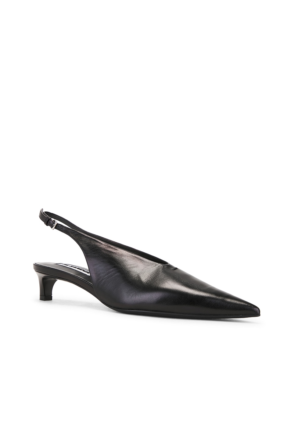 Jil Sander Sling Back Heel In Black