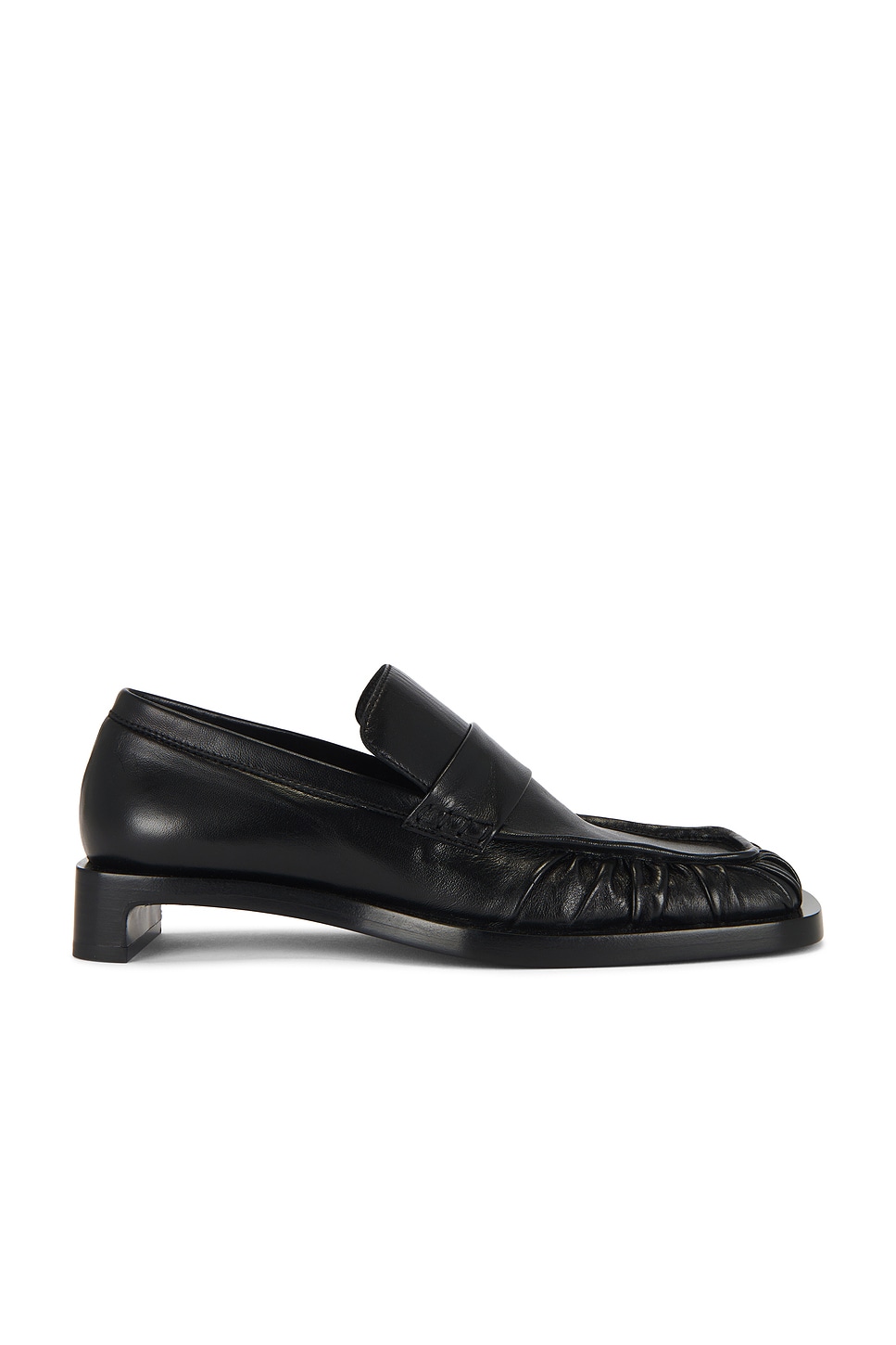 Image 1 of Jil Sander Heeled Loafer in Black