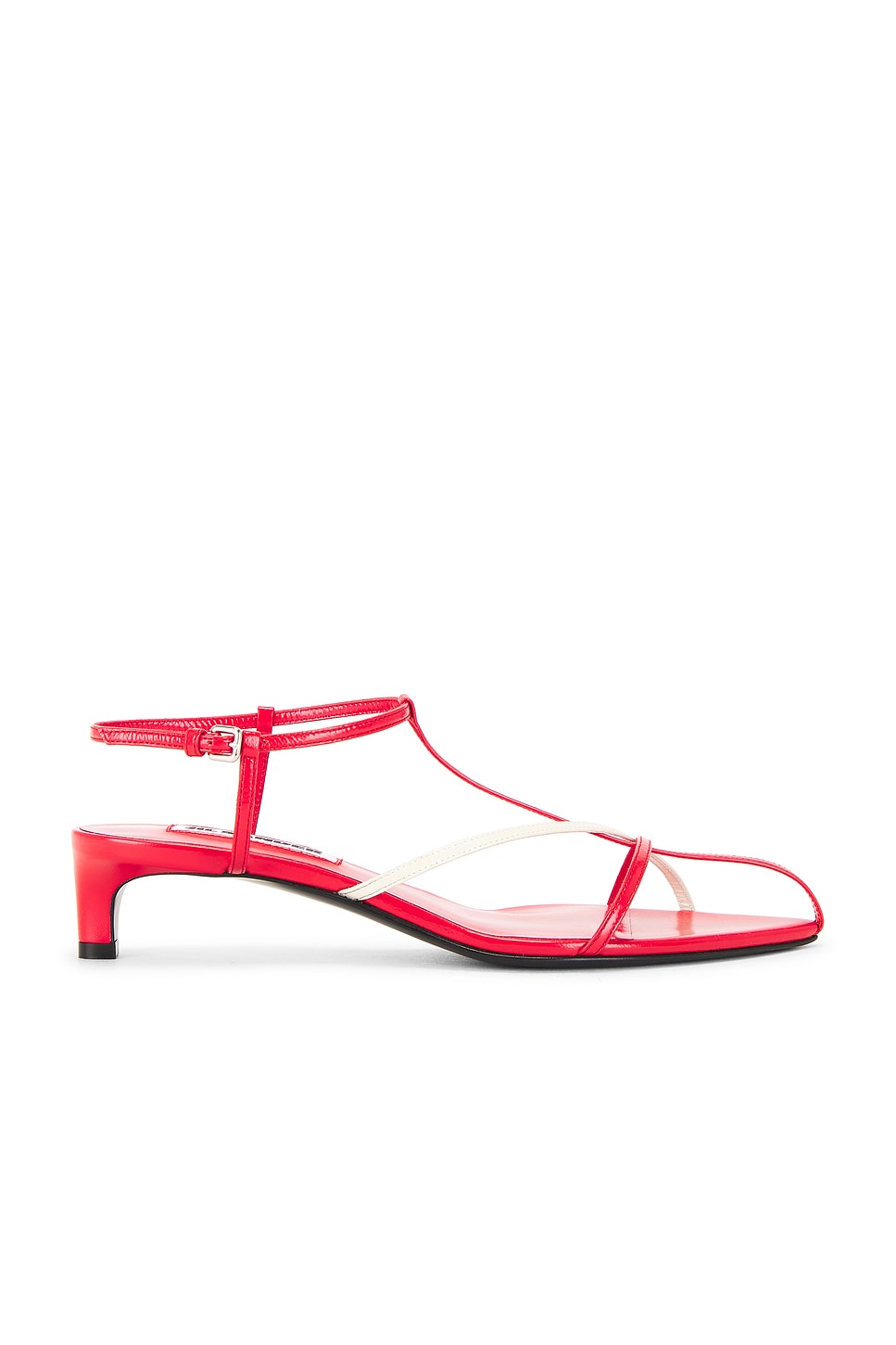 Image 1 of Jil Sander Strappy Sandal in Dusted Clay