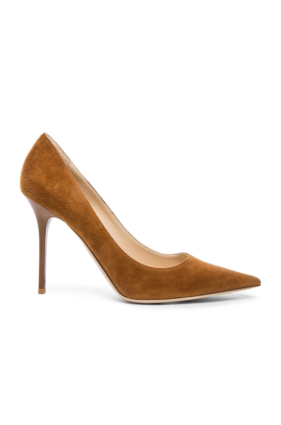 Image 1 of Jimmy Choo Suede Abel Heels in Canyon