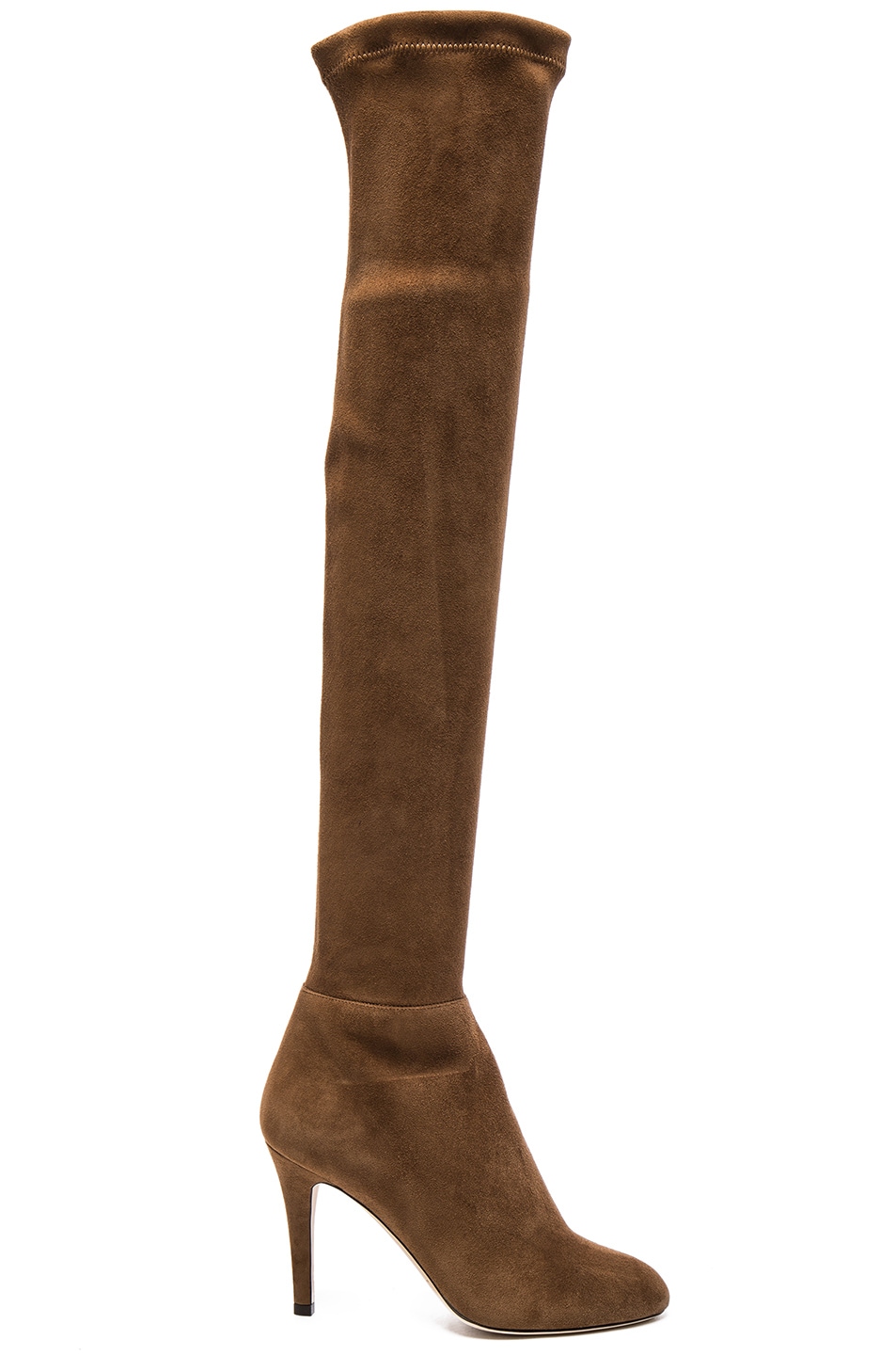 Image 1 of Jimmy Choo Suede Toni Boots in Khaki Brown