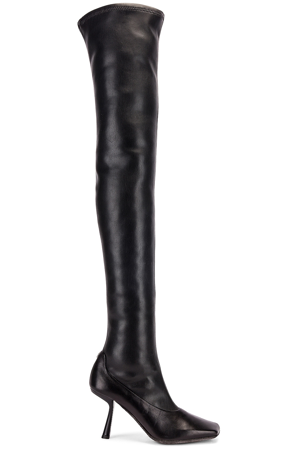 Image 1 of Jimmy Choo Mire 85 Leather Boot in Black & Black