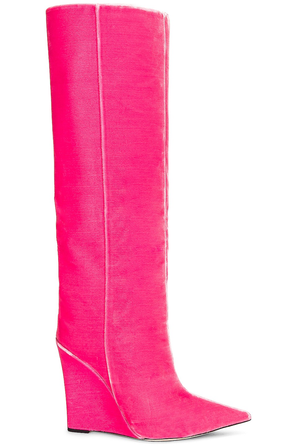 Image 1 of Jimmy Choo Blake 110 Velvet Boot in Candy Pink