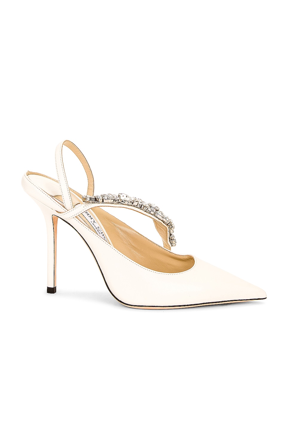 Jimmy Choo Flos 100 Pump in Latte | FWRD