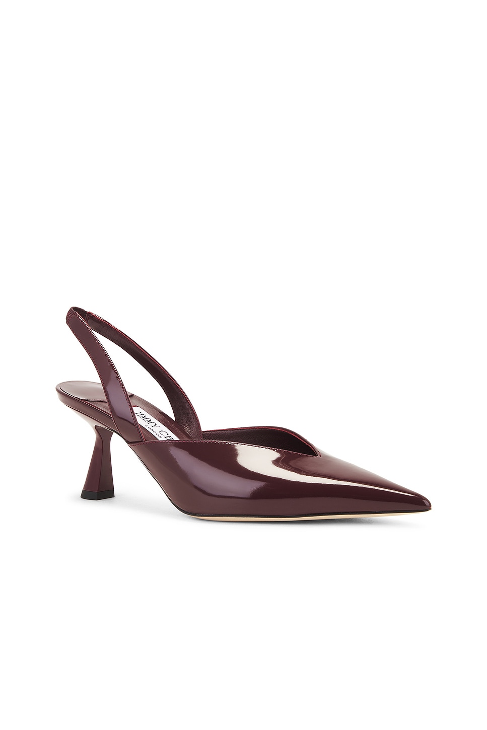 Shop Jimmy Choo Maryanne 65 Slingback Pump In Garnet