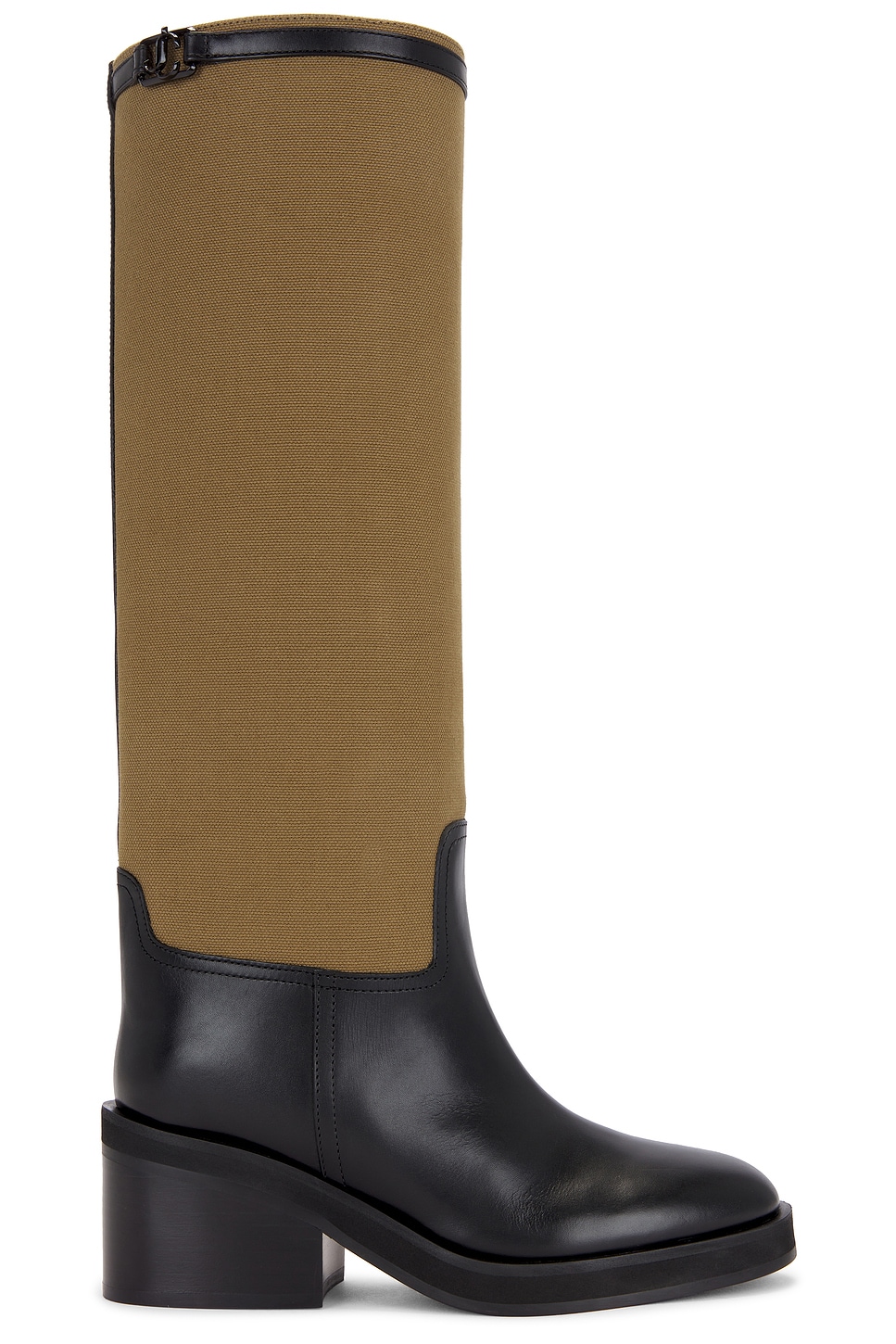 Image 1 of Jimmy Choo Yasmin 70 Boot in Black & Caper Green