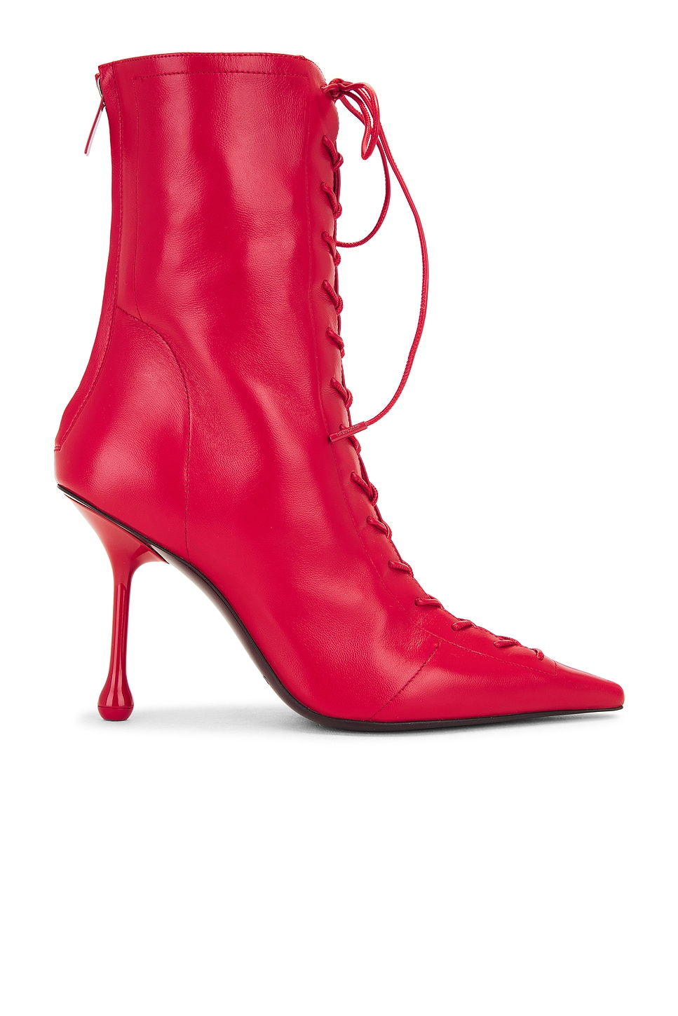 Shop Jimmy Choo Scarlett 95 Boot In Postbox Red