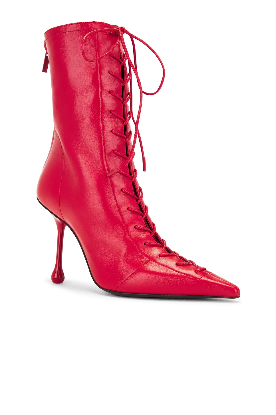 Shop Jimmy Choo Scarlett 95 Boot In Postbox Red