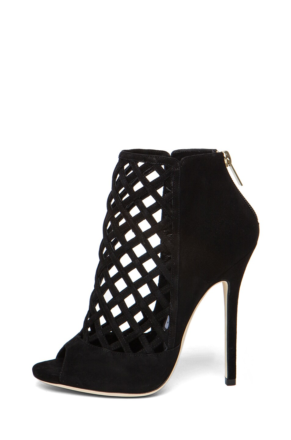 Image 1 of Jimmy Choo Dane Suede Ankle Boots in Black
