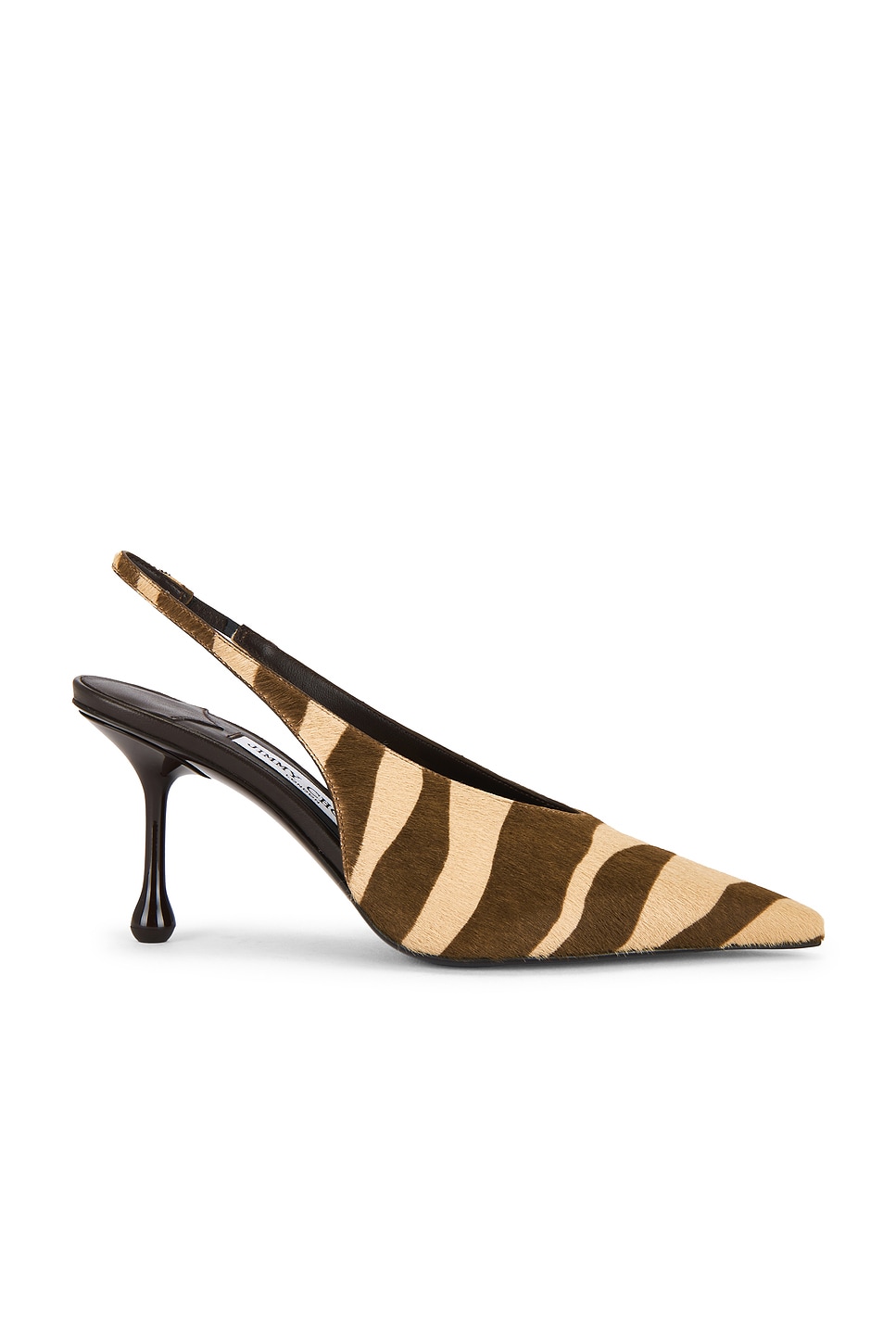 Image 1 of Jimmy Choo Isa 80 Slingback Pump in Chocolate Mix