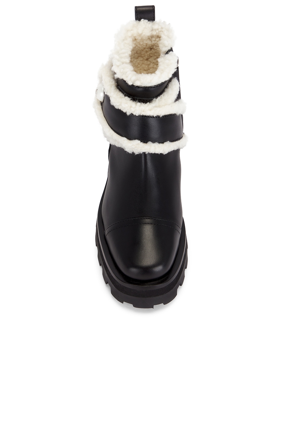 Image 4 of Jimmy Choo Meena Flat Boot in Black & Natural