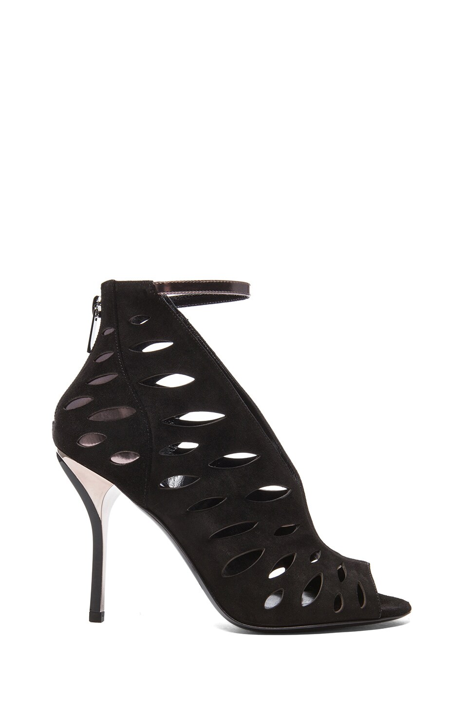 Image 1 of Jimmy Choo Tamera Suede Heeled Sandals in Black & Anthracite