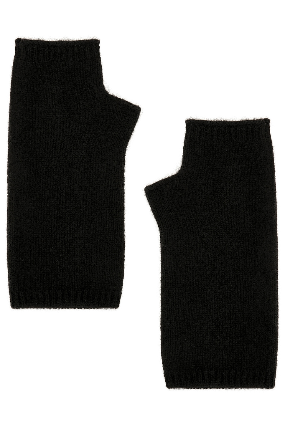 Jenni Kayne Fingerless Cashmere Gloves In Black