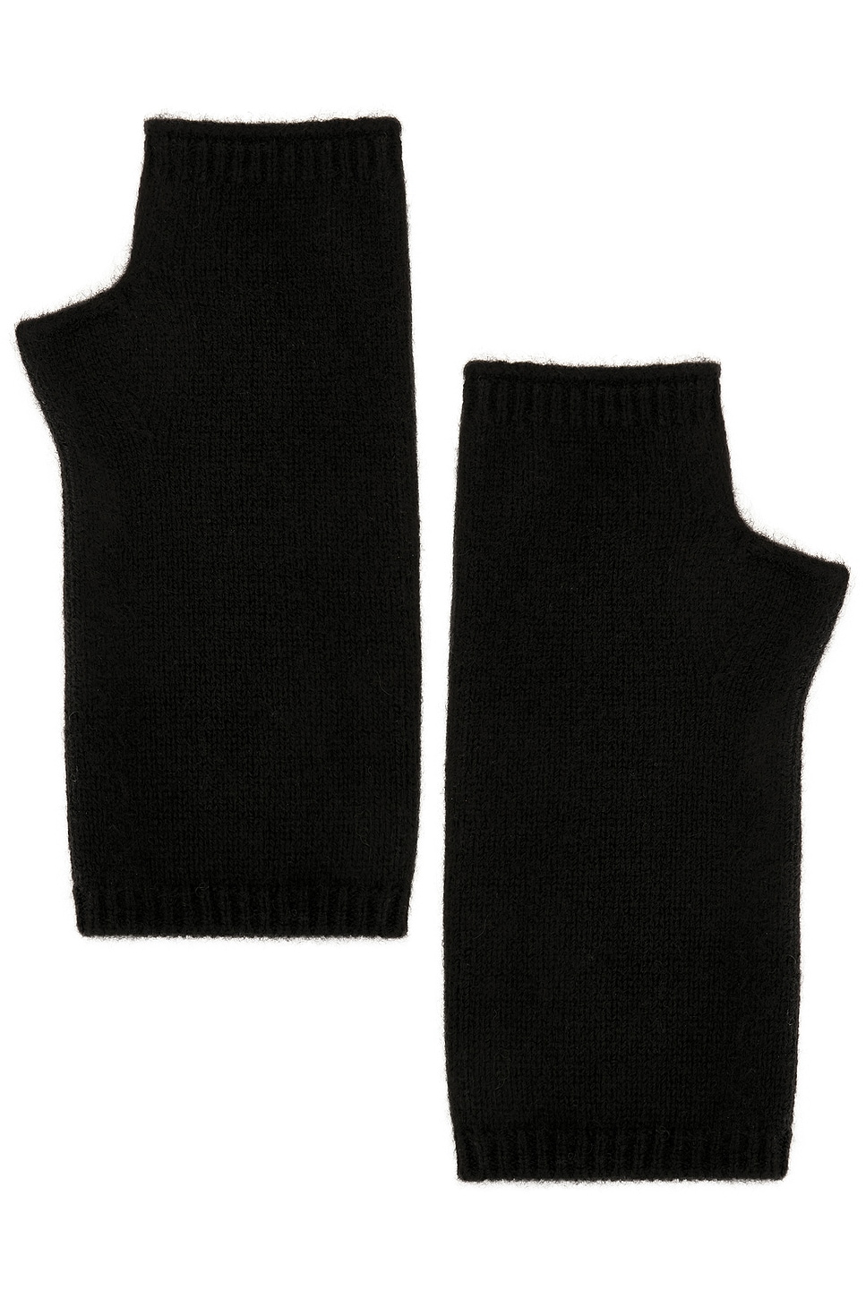 Jenni Kayne Fingerless Cashmere Gloves In Black